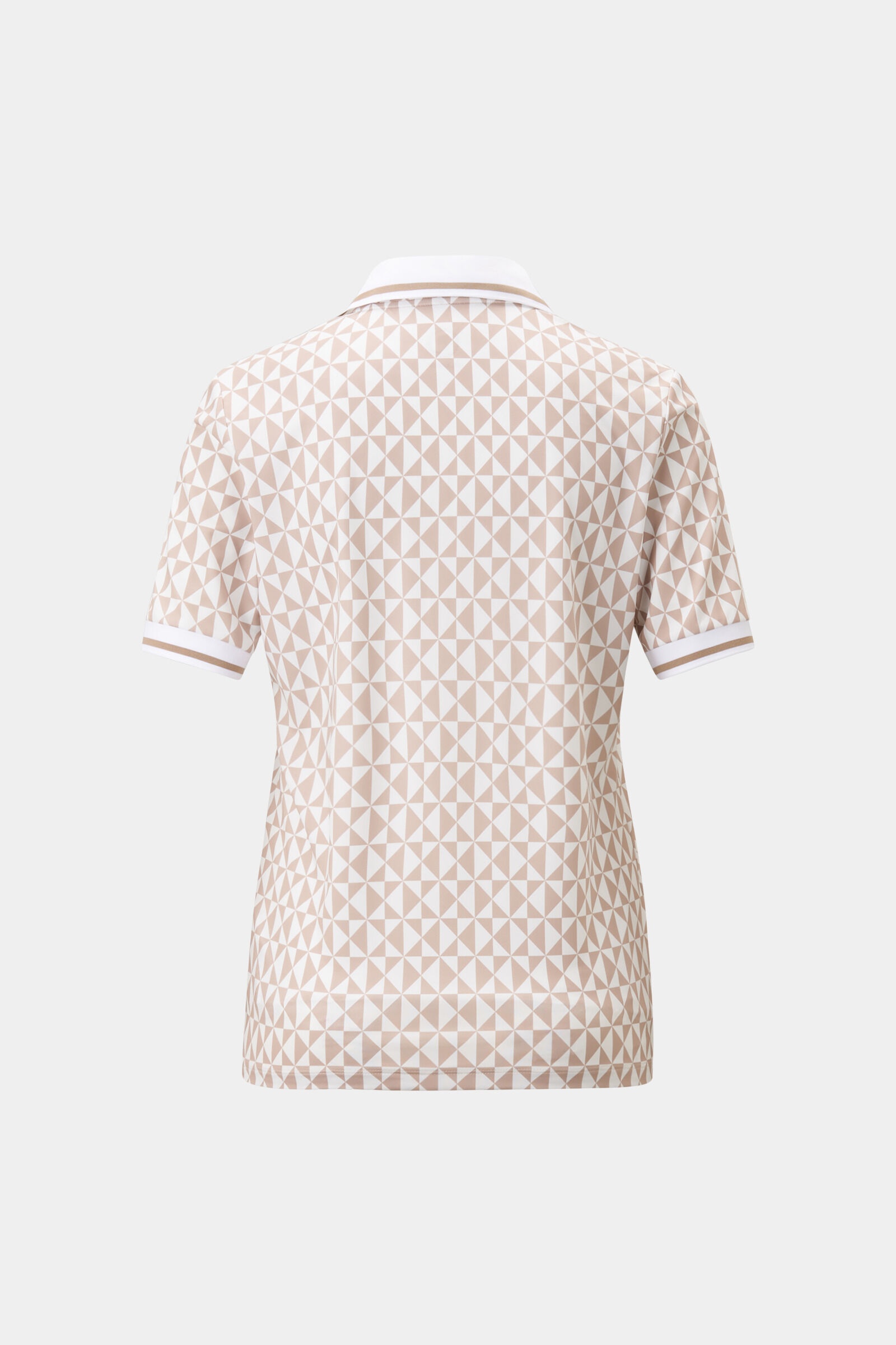 Calista functional short-sleeved top in Beige/Off-White - 6