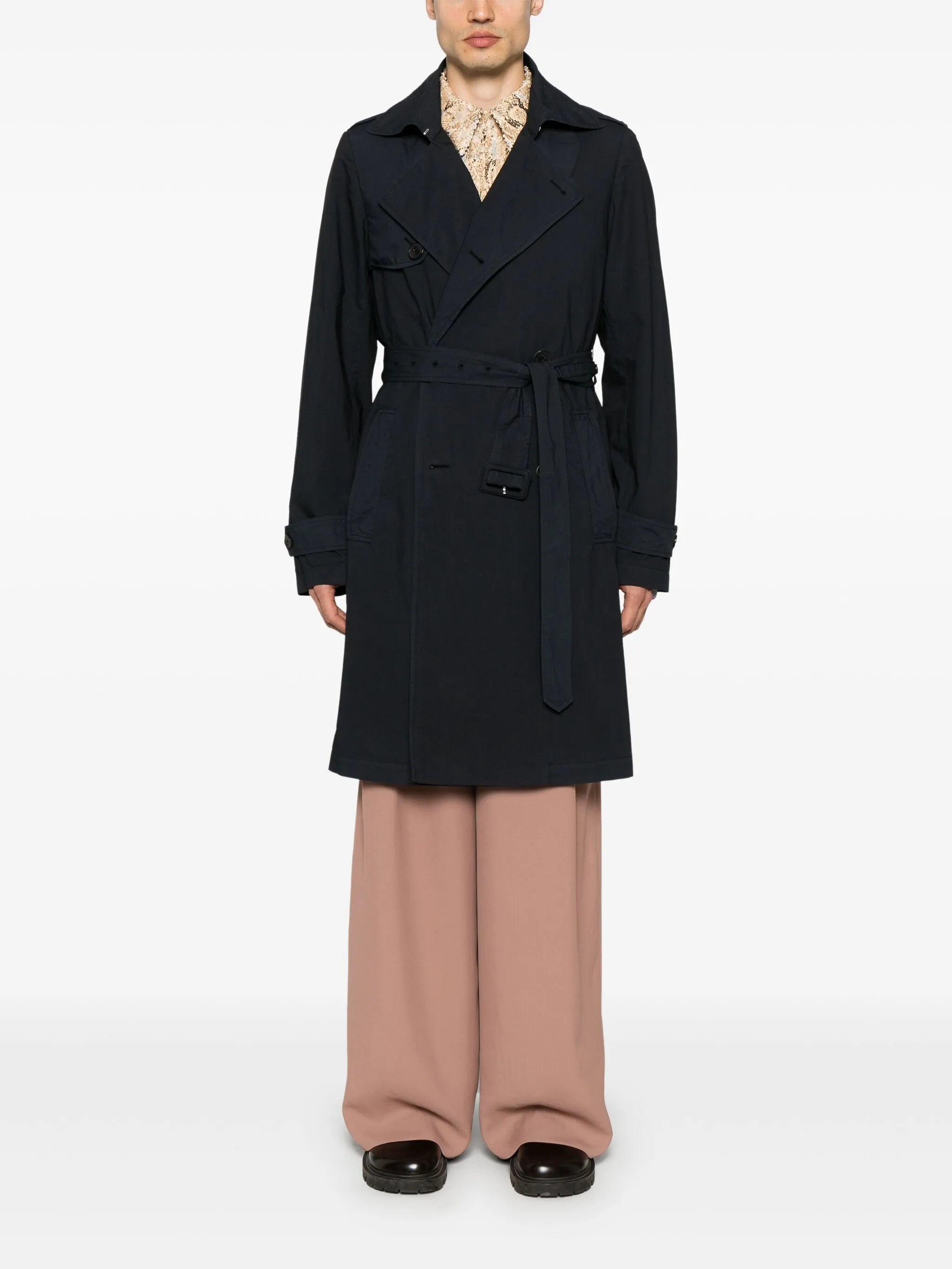 Belted Trench Coat - 4
