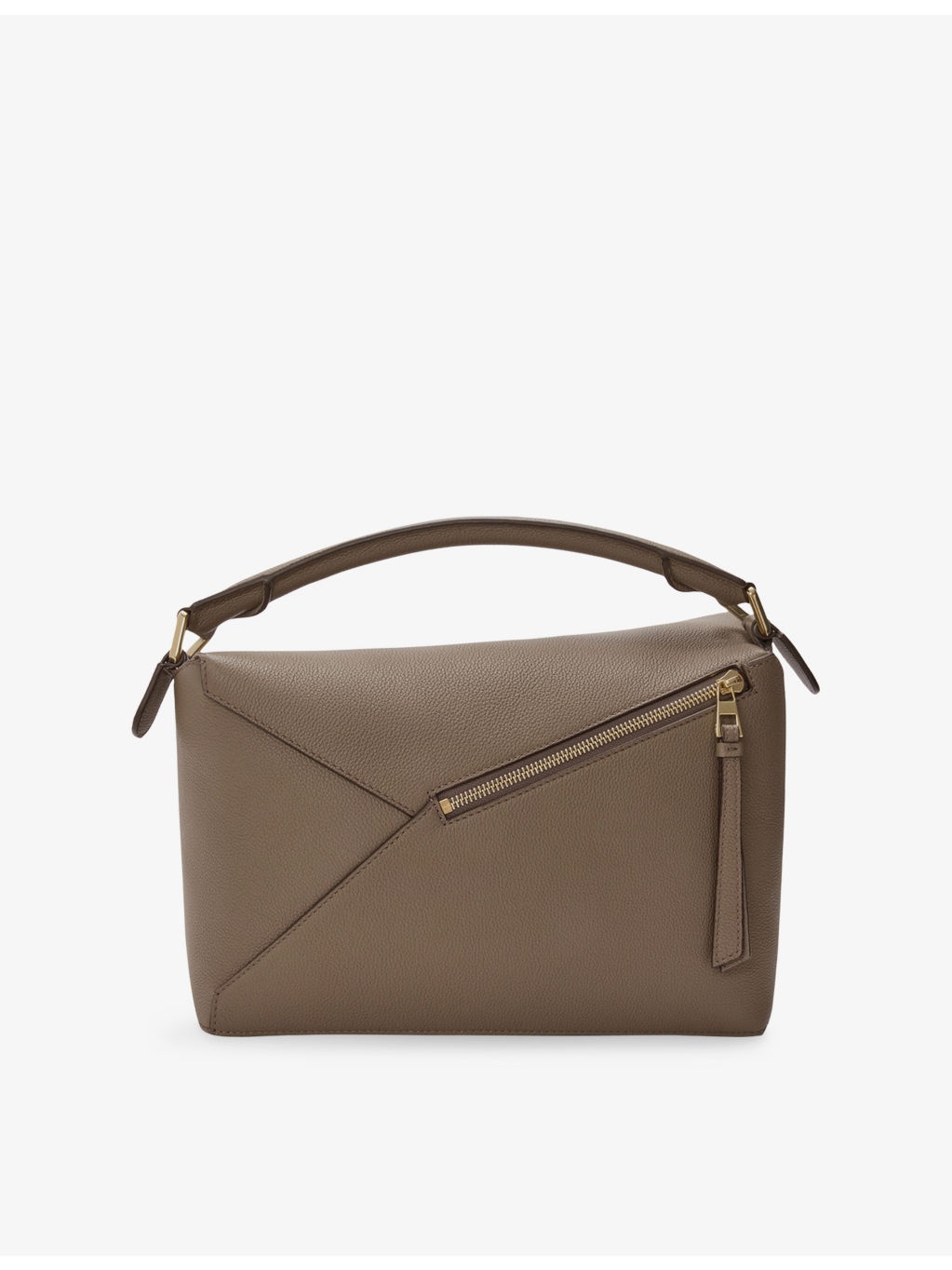 Puzzle Edge Medium Leather Shoulder Bag - 5