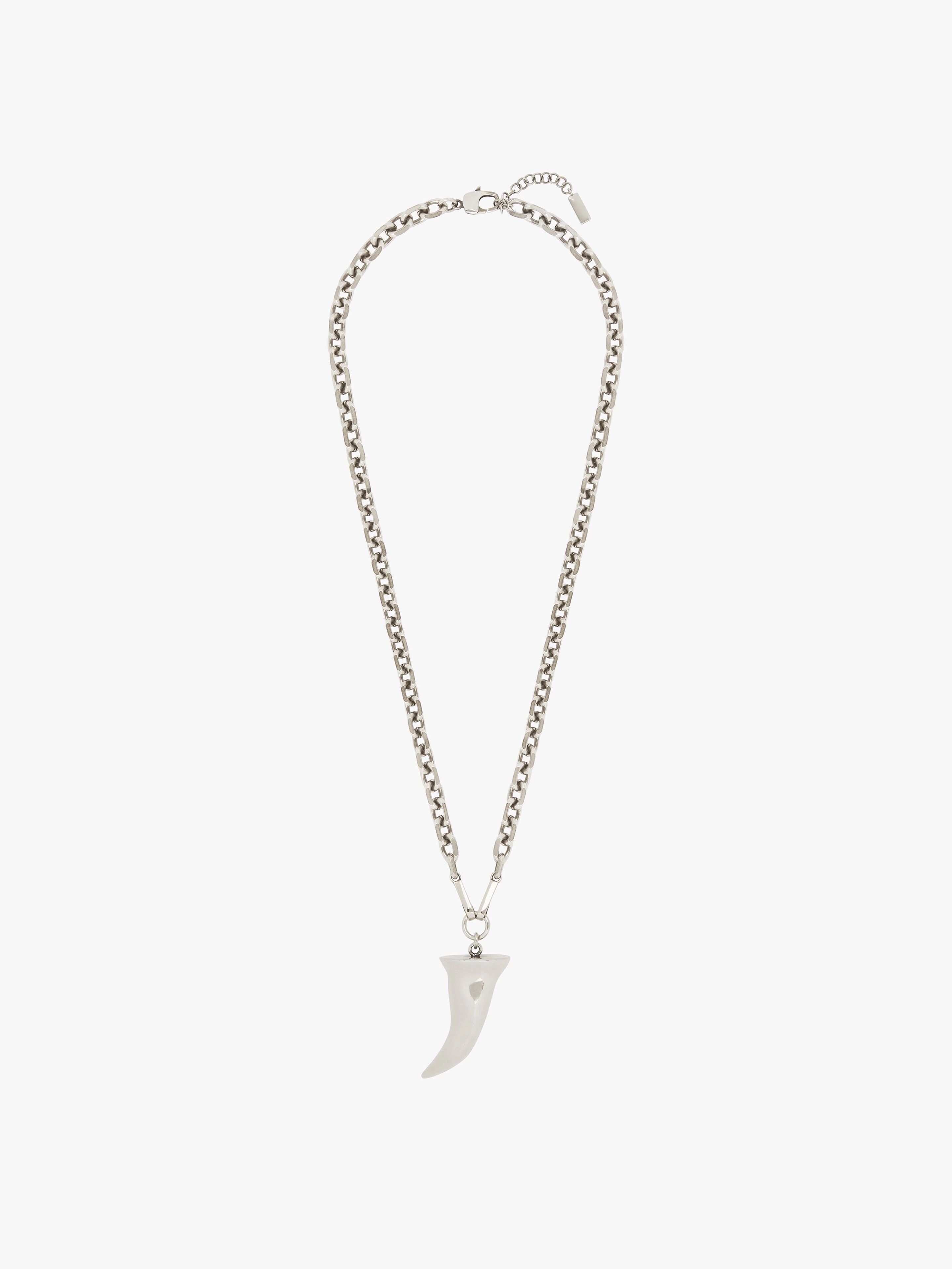 HORN NECKLACE IN METAL - 1