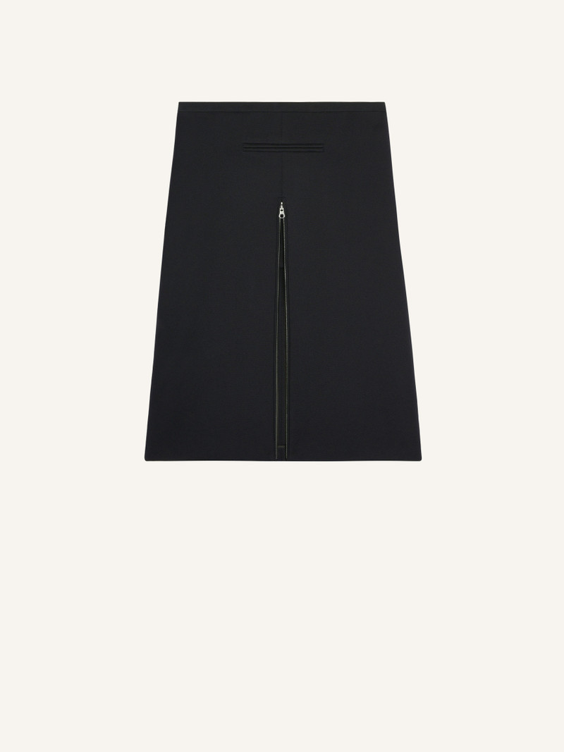 TAILORED ZIPPED TWILL MIDI 스킨 - 1