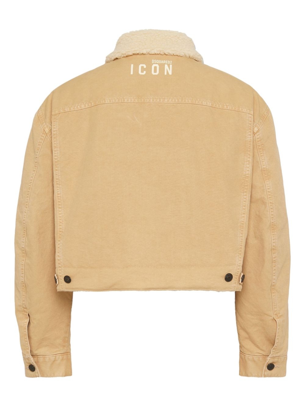 Icon shearling-trim jacket - 2