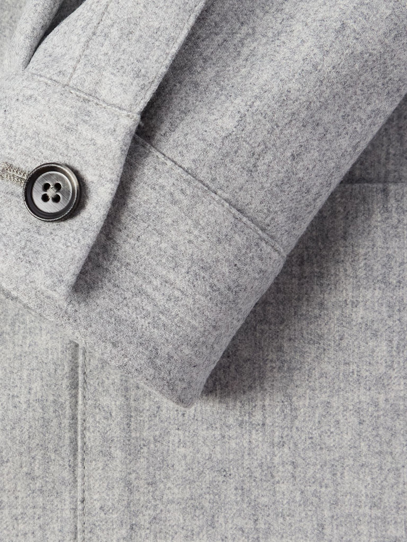 Brushed-Wool Chore Jacket Gray 5