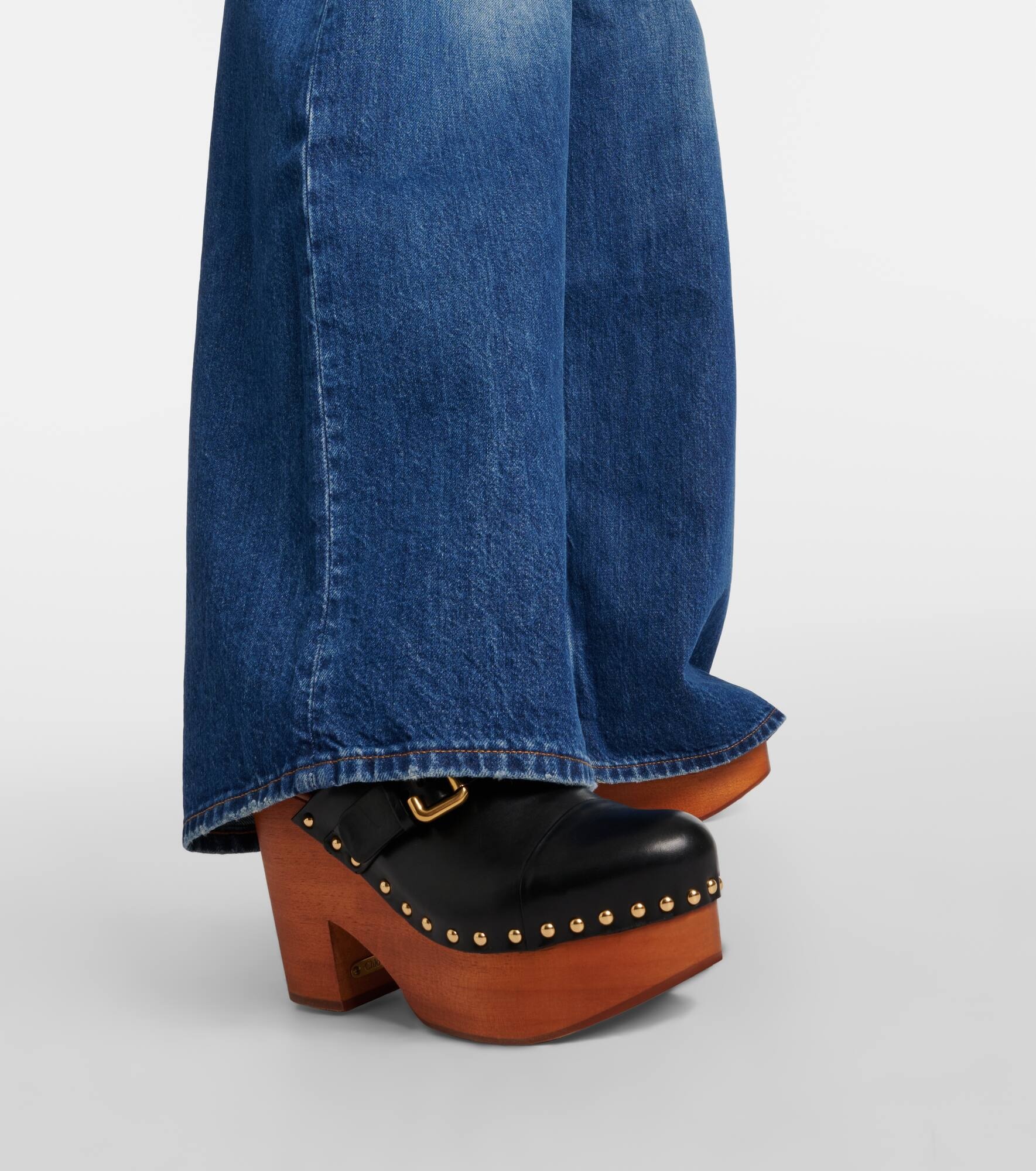 High-rise wide-leg jeans - 5