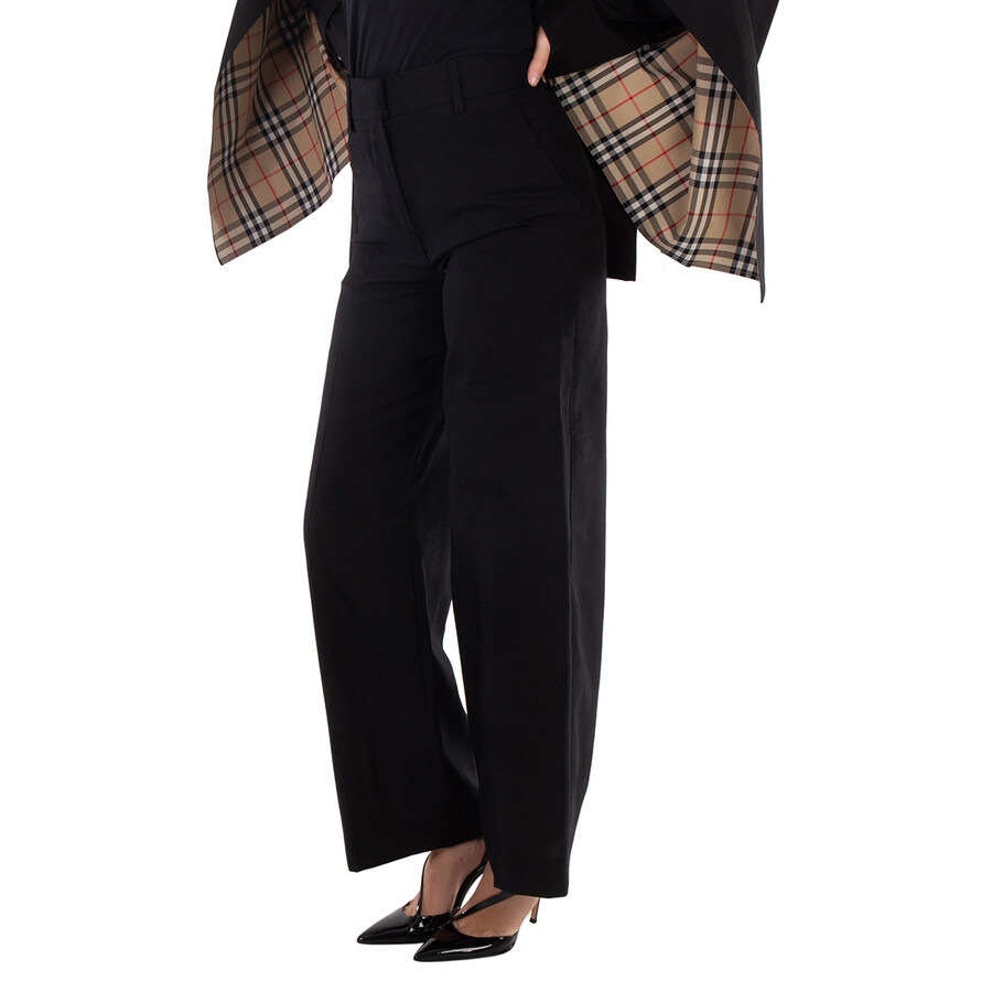 Burberry Black Jane Ekd Trousers - 5