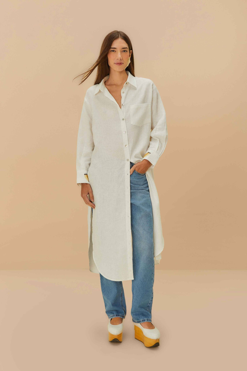 Off-White Euroflax™ Premium Linen Blouse 1