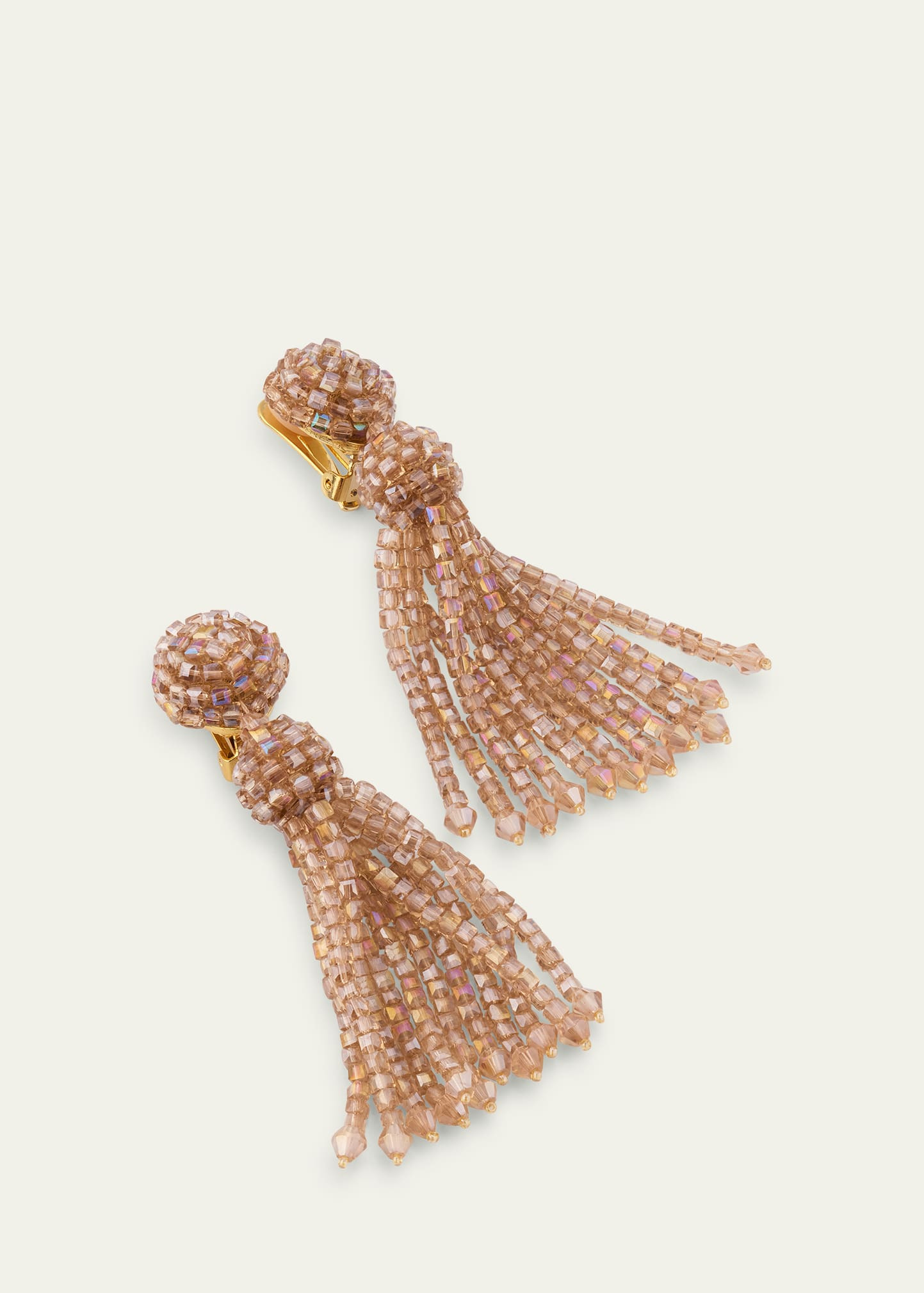 Crystal Fringe Earrings - 3