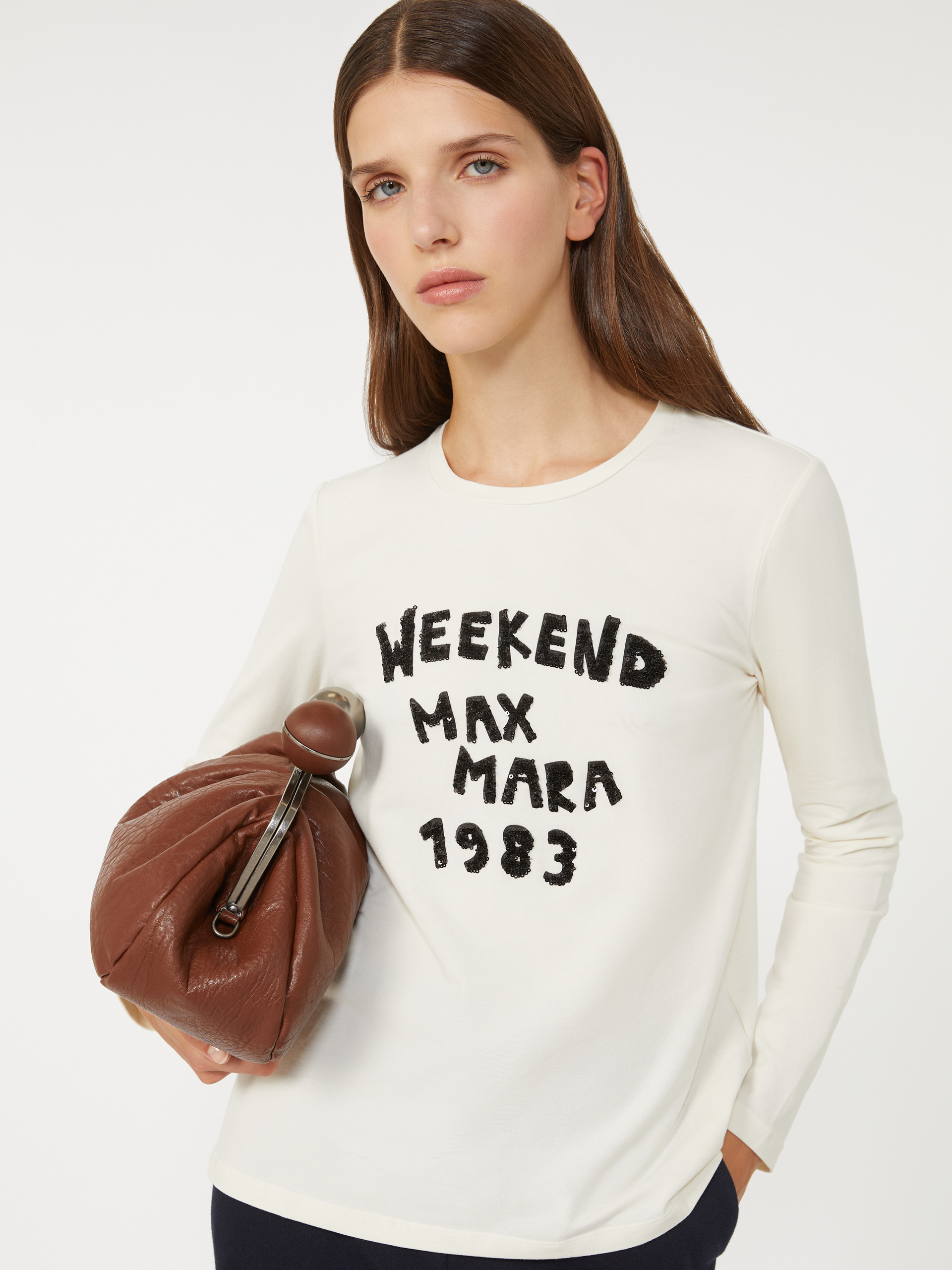 RENOIR Fitted stretch jersey T-shirt - 5