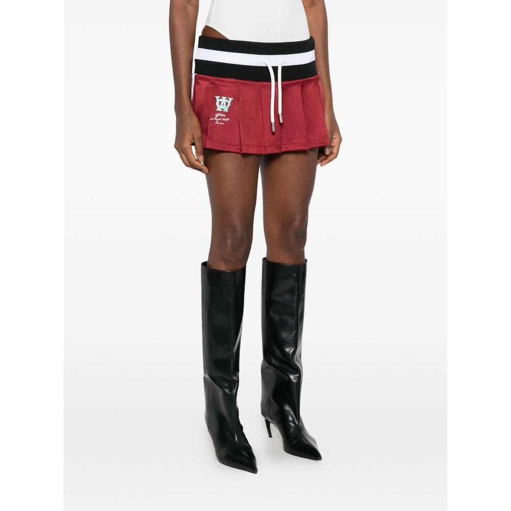 Off-White Red Skirts - Pleated Skirts Women - 5