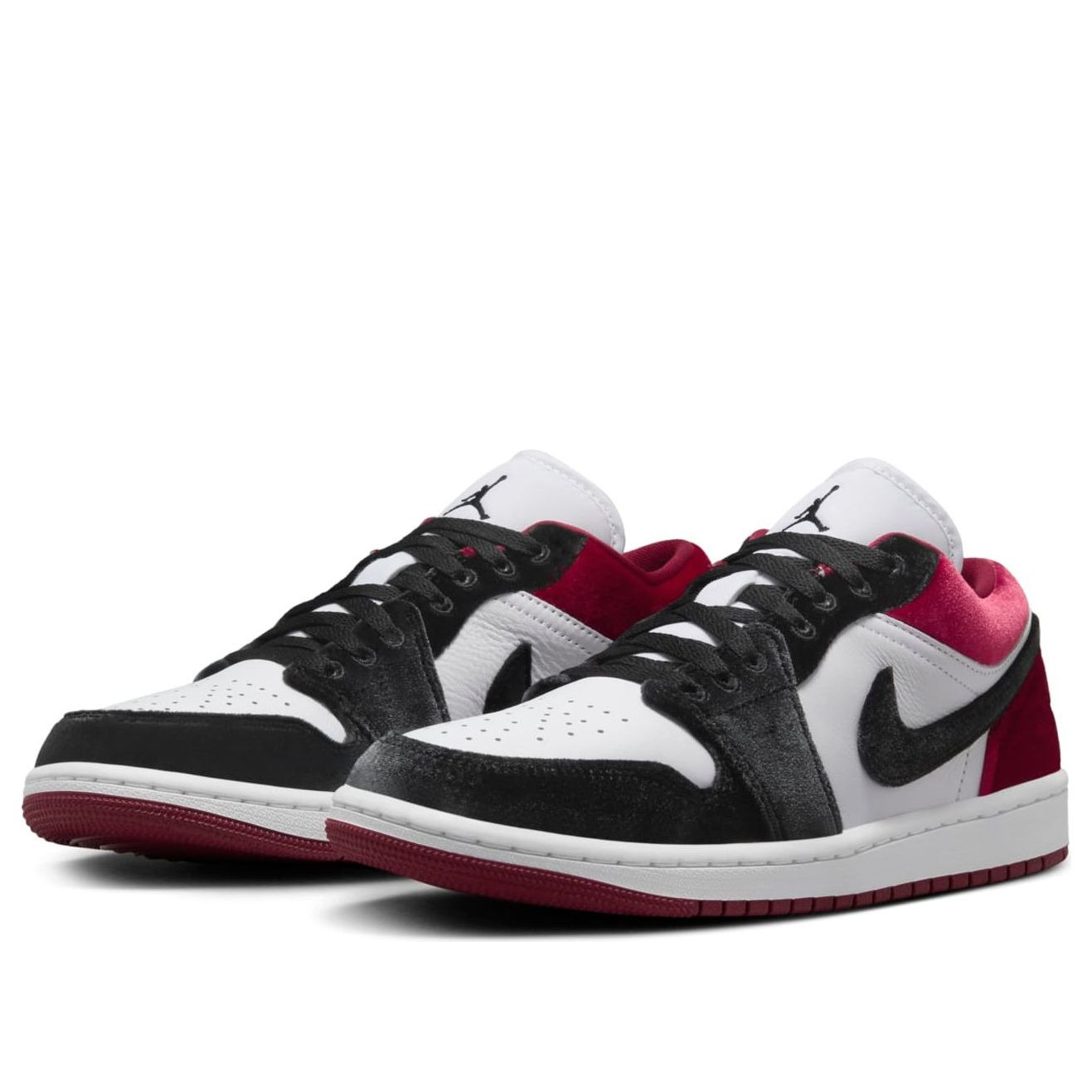 (WMNS) Air Jordan 1 Low SE 'Velvet Black Toe' FZ3242-001 - 3