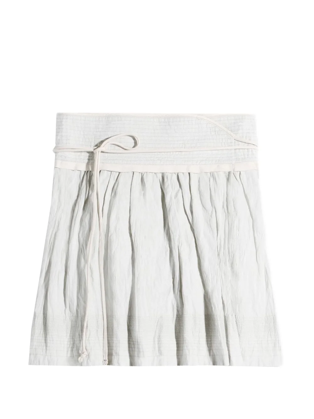 crinkled wrap skirt - 1