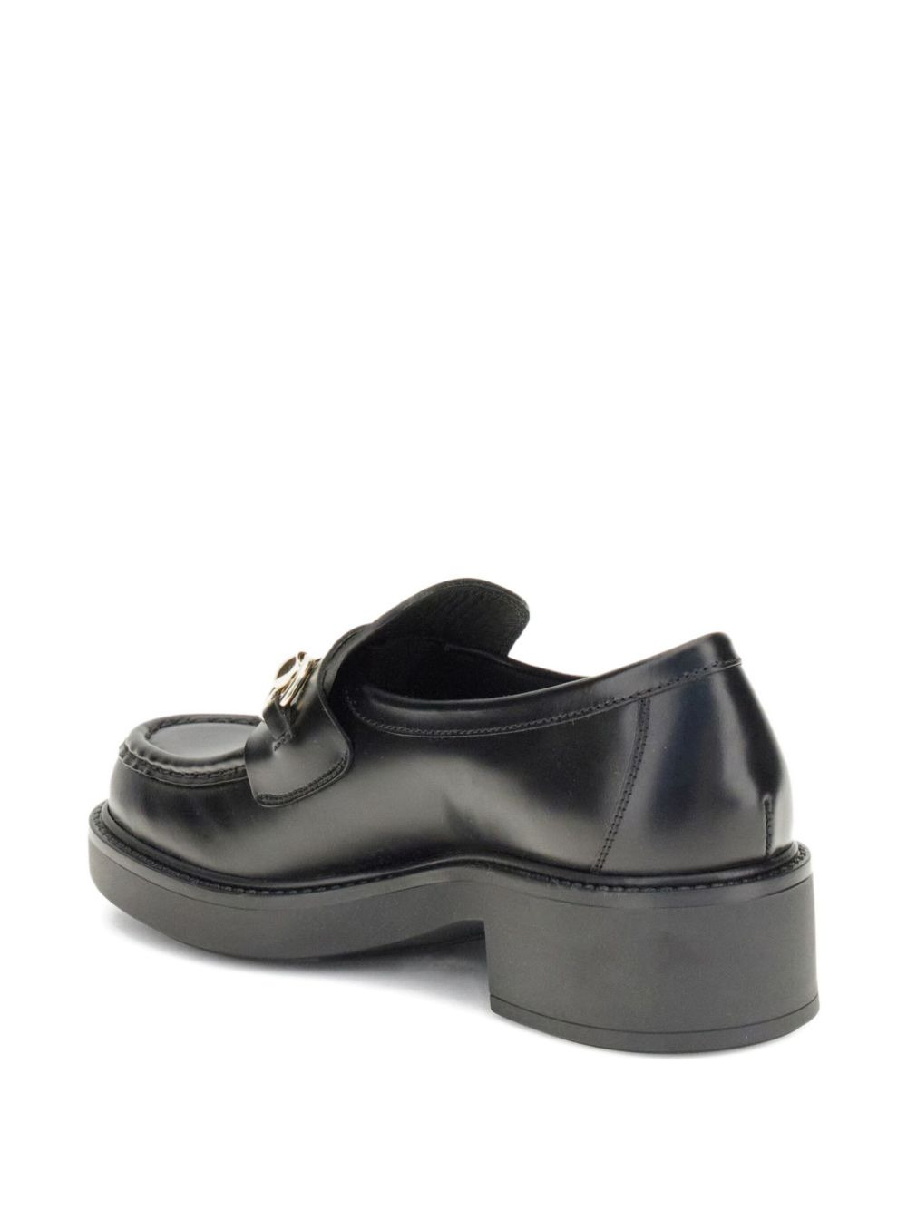 horsebit platform loafers - 4