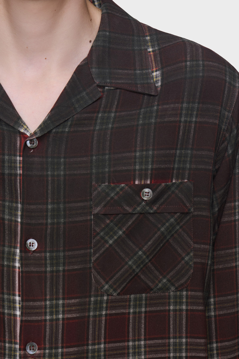 Gradient check shirt 5
