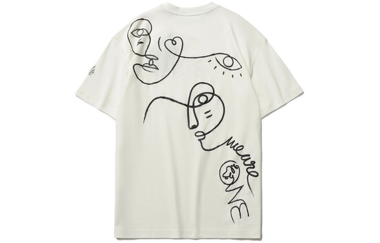 Li-Ning x DFT Way Of Wade Graphic T-shirt 'White Black' AHSR573-2 - 2