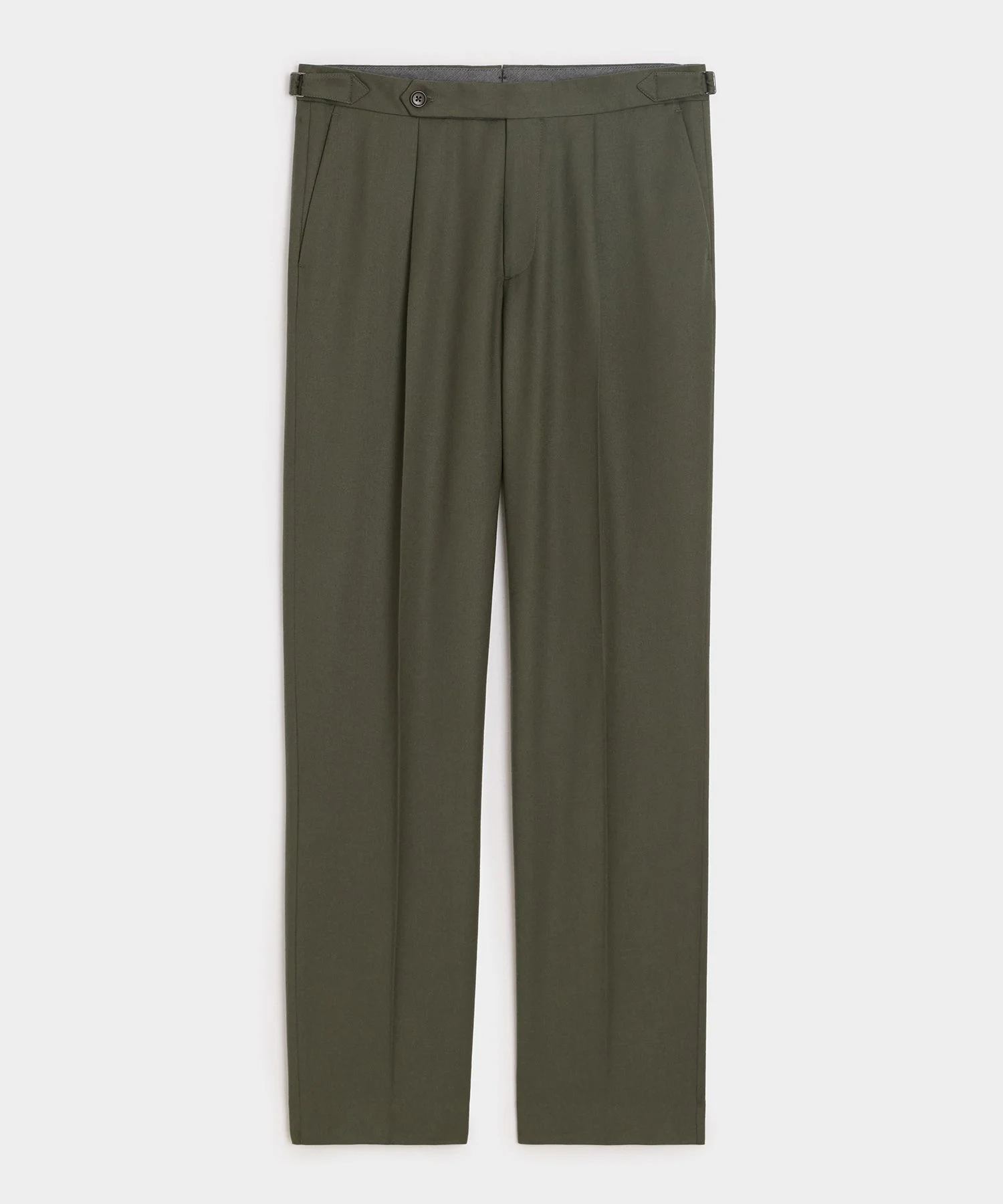 Brushed Flannel Side Tab Trouser - 1