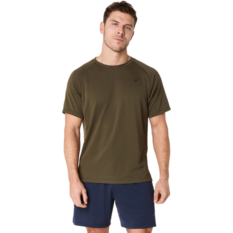ACTIBREEZE PANEL JACQUARD SHORT SLEEVE TOP 1