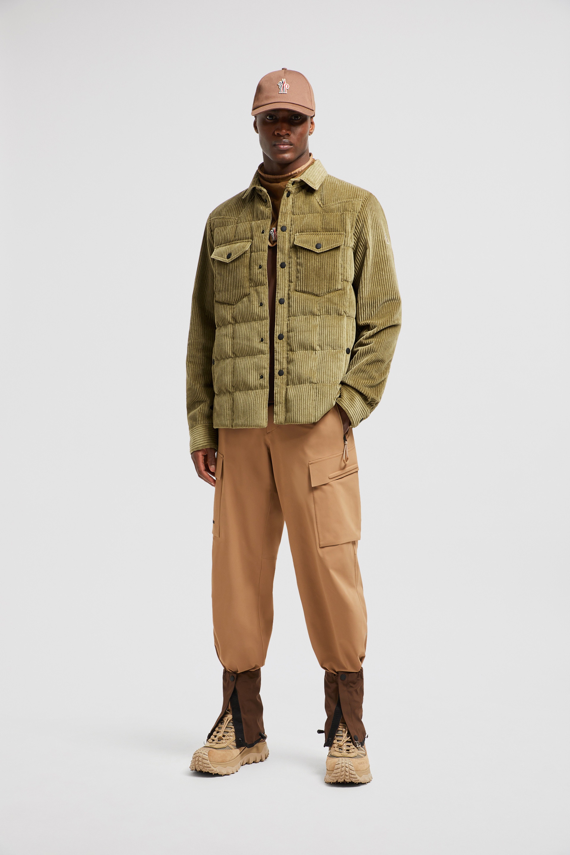 Gelt Corduroy Down Shirt Jacket - 2