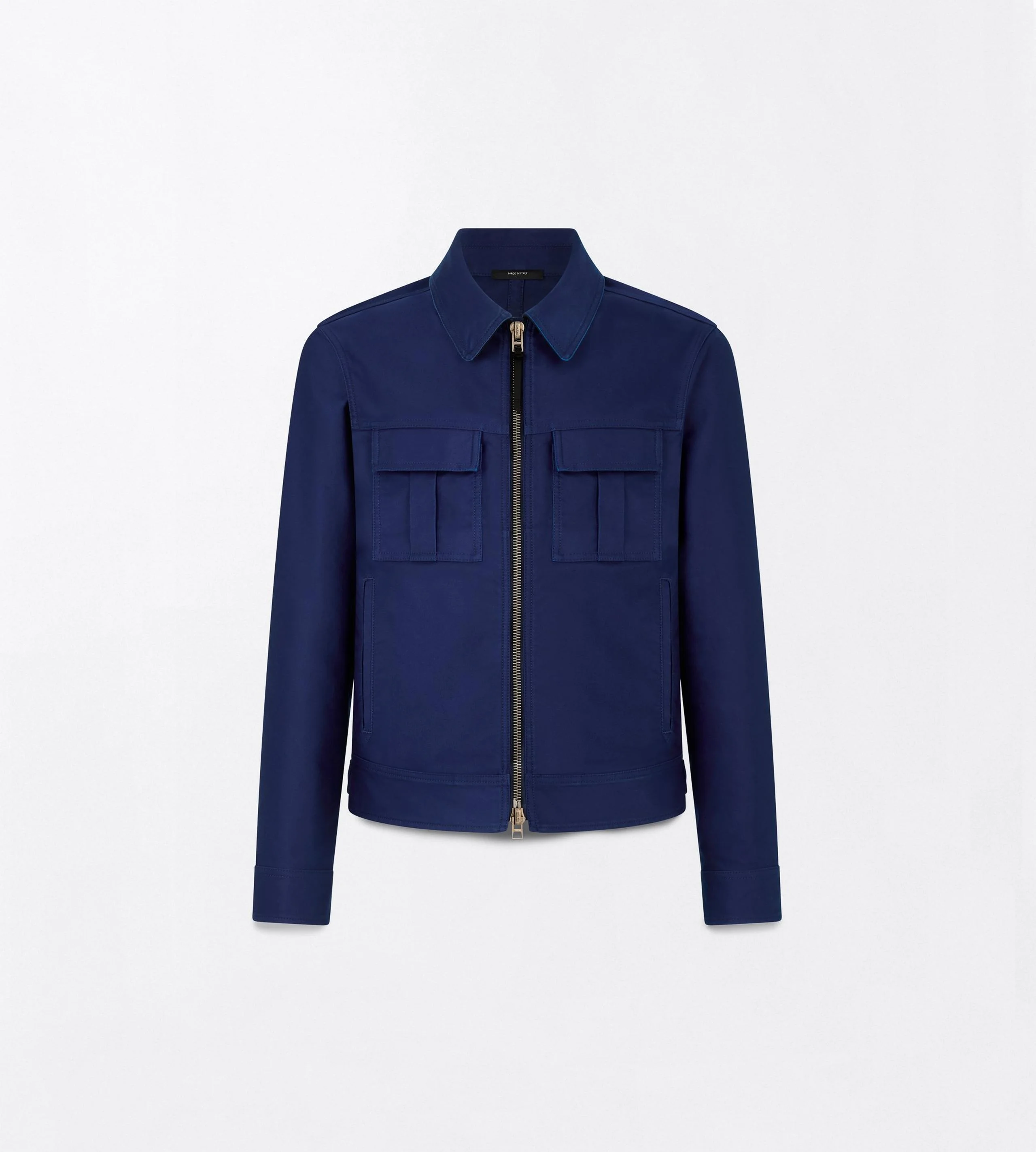 COTTON SATIN BLOUSON - 1