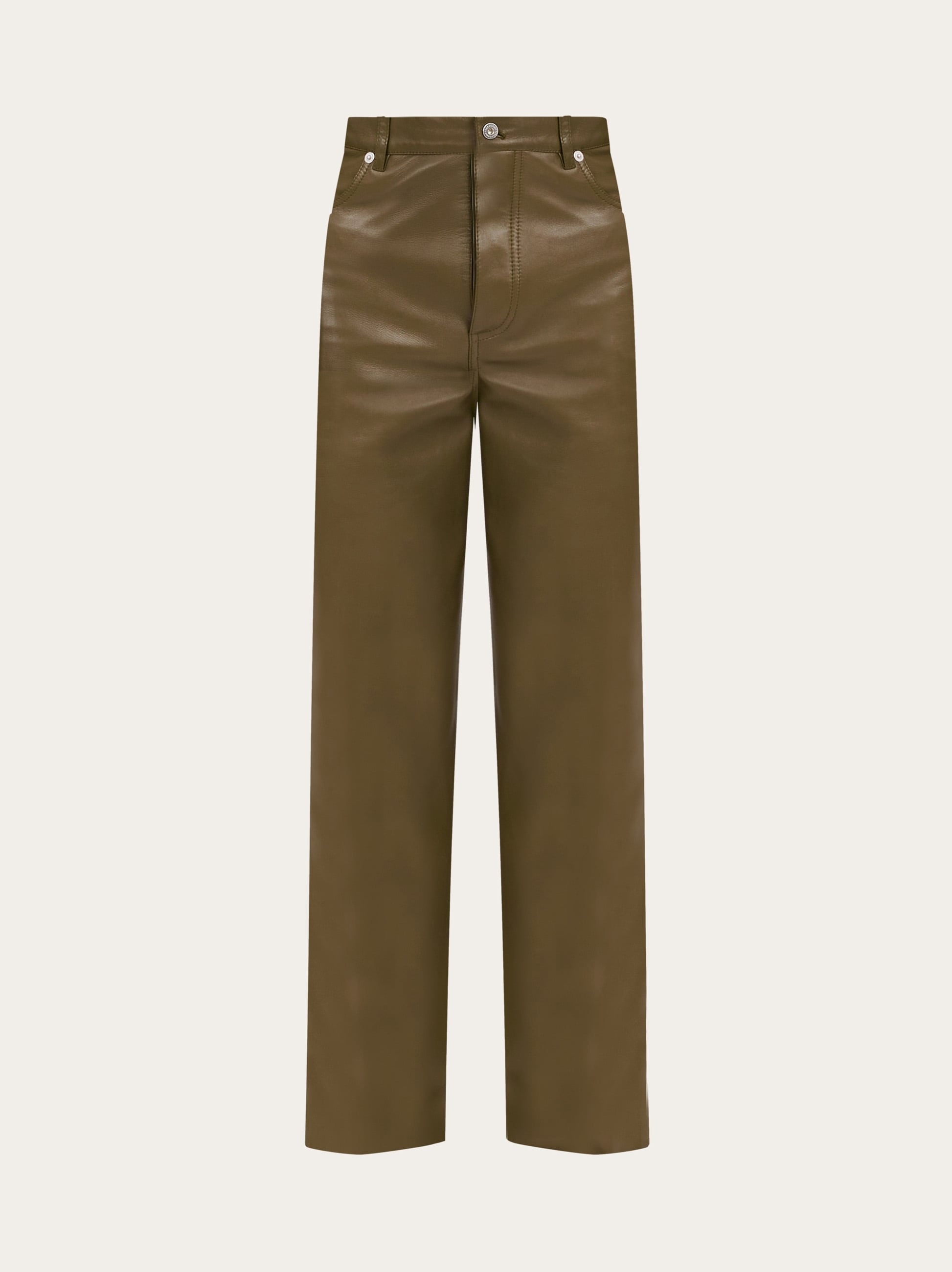 Nappa five pocket trouser - 1