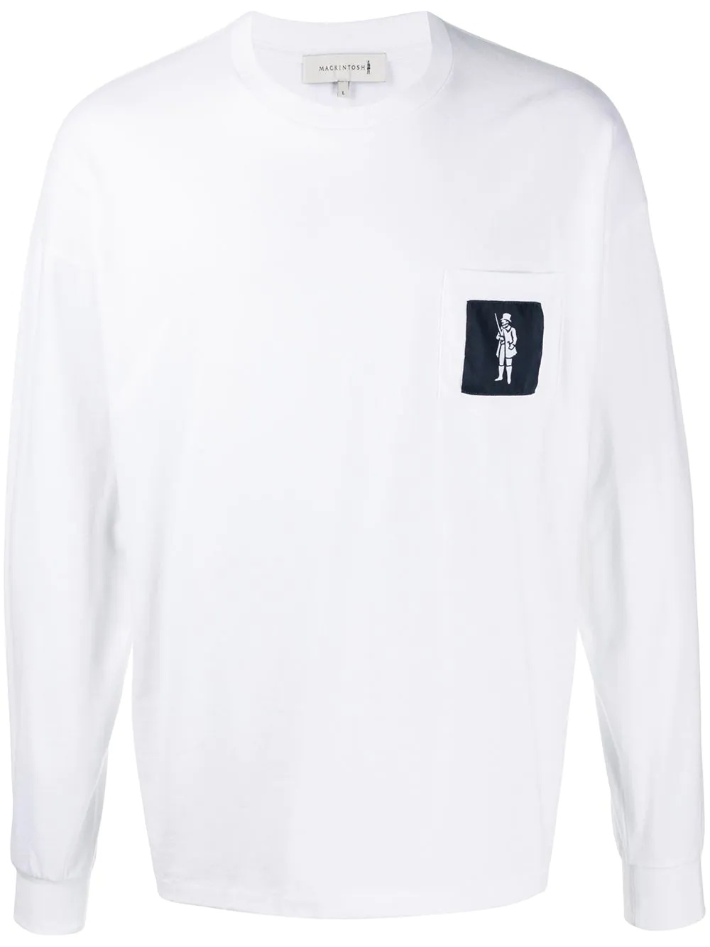 logo-patch long-sleeve T-shirt - 1