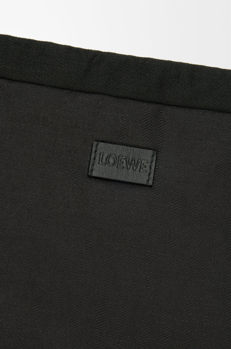 Small Drawstring pouch in denim 4