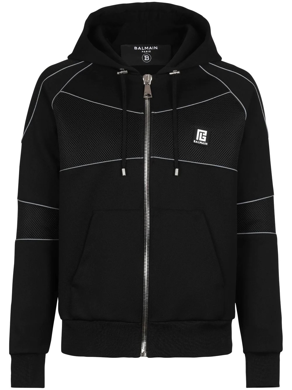 neoprene zip-up hoodie - 1