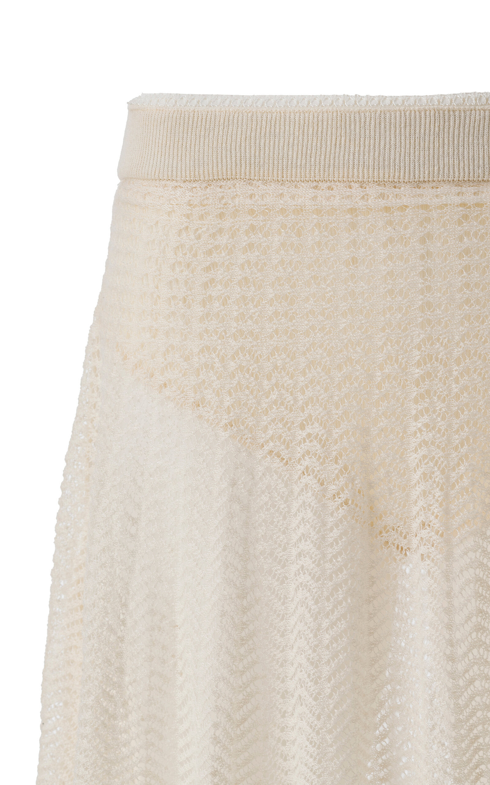 Senha Crocheted Linen-Blend Mini Skirt off-white - 5