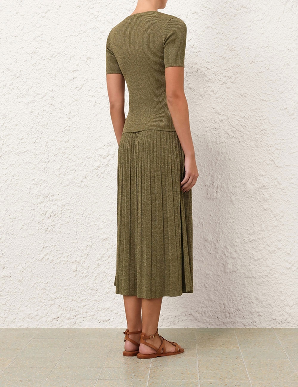 WYLIE RIB MIDI SKIRT - 4
