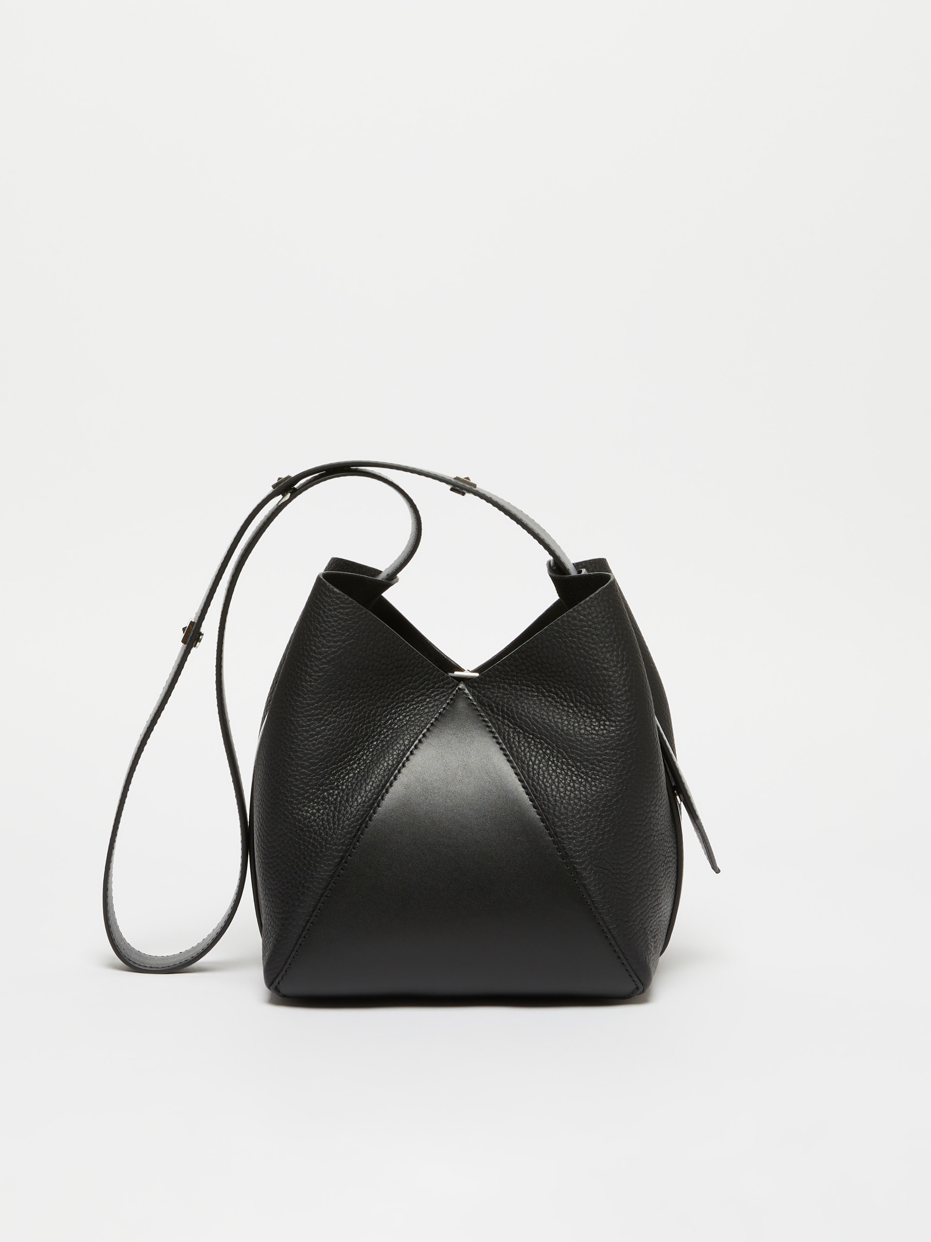 MMBUCKETS Small bucket bag in deer-print leather - 3