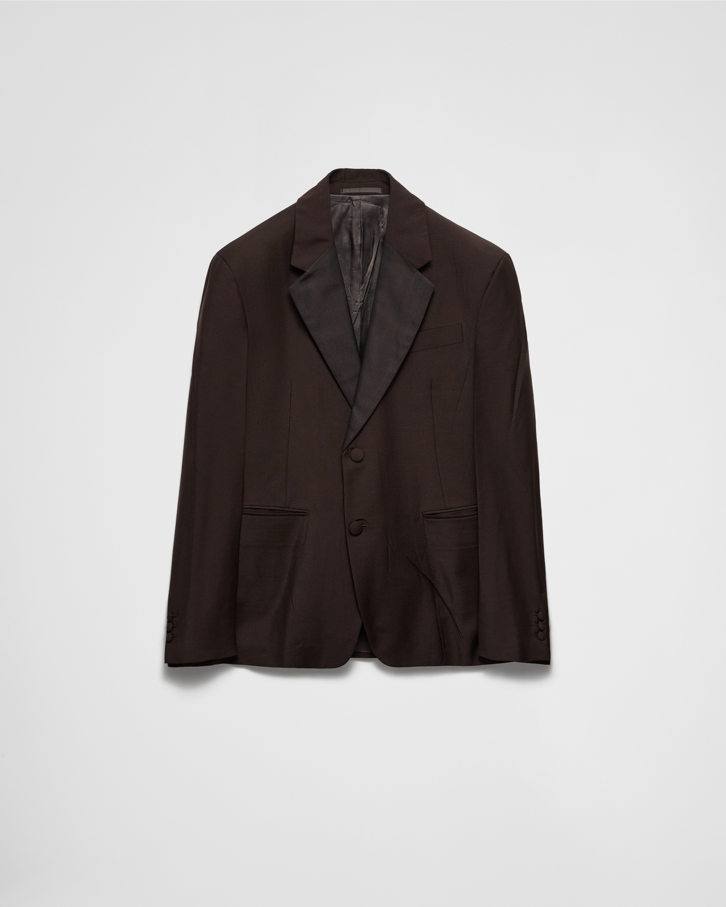 Mohair wool single-breasted jacket - 1