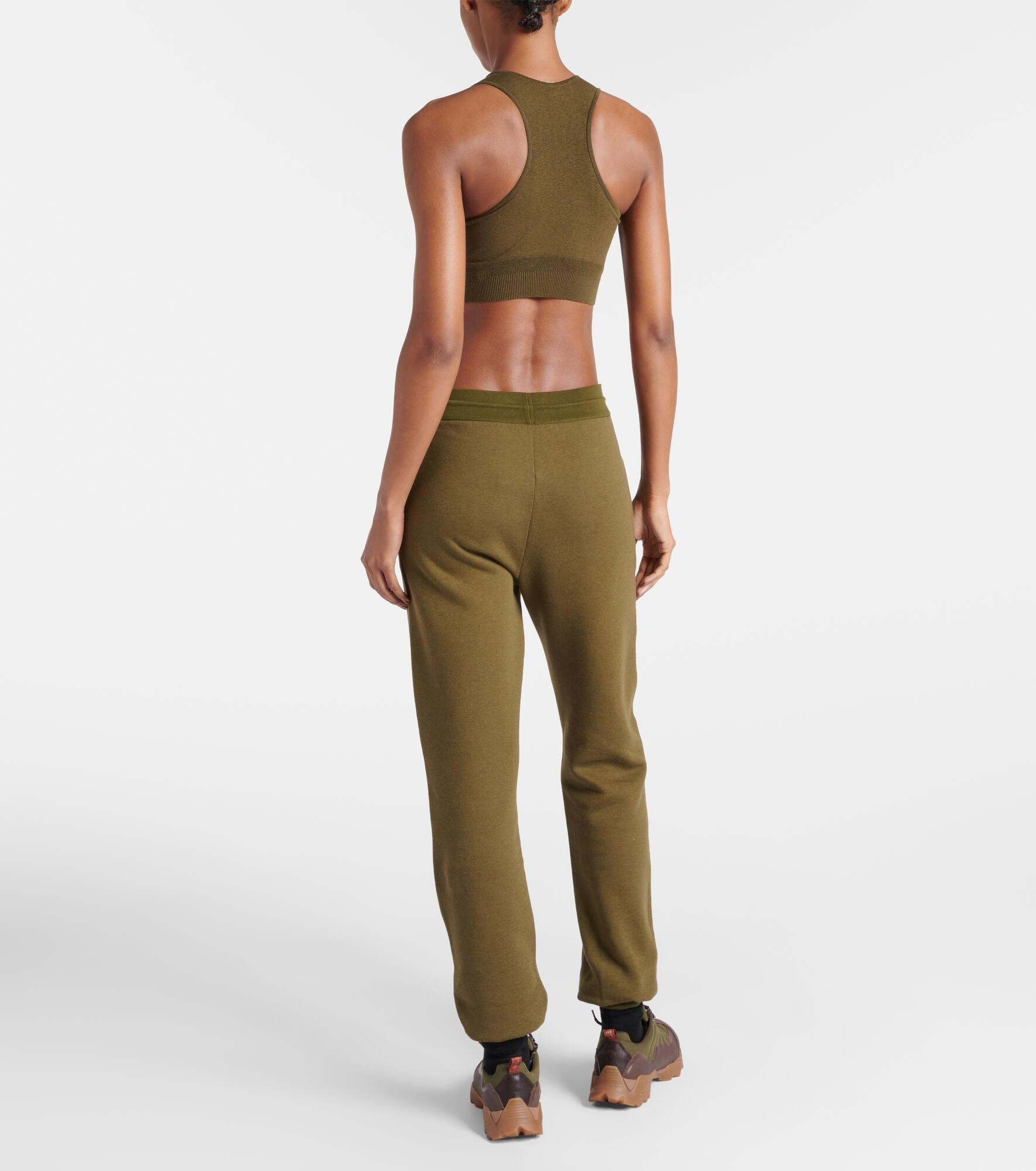Ribbed-knit silk-blend sports bra - 3