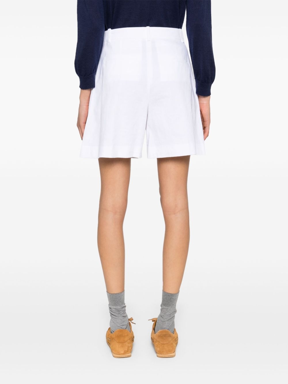 pleat-detailed shorts - 4