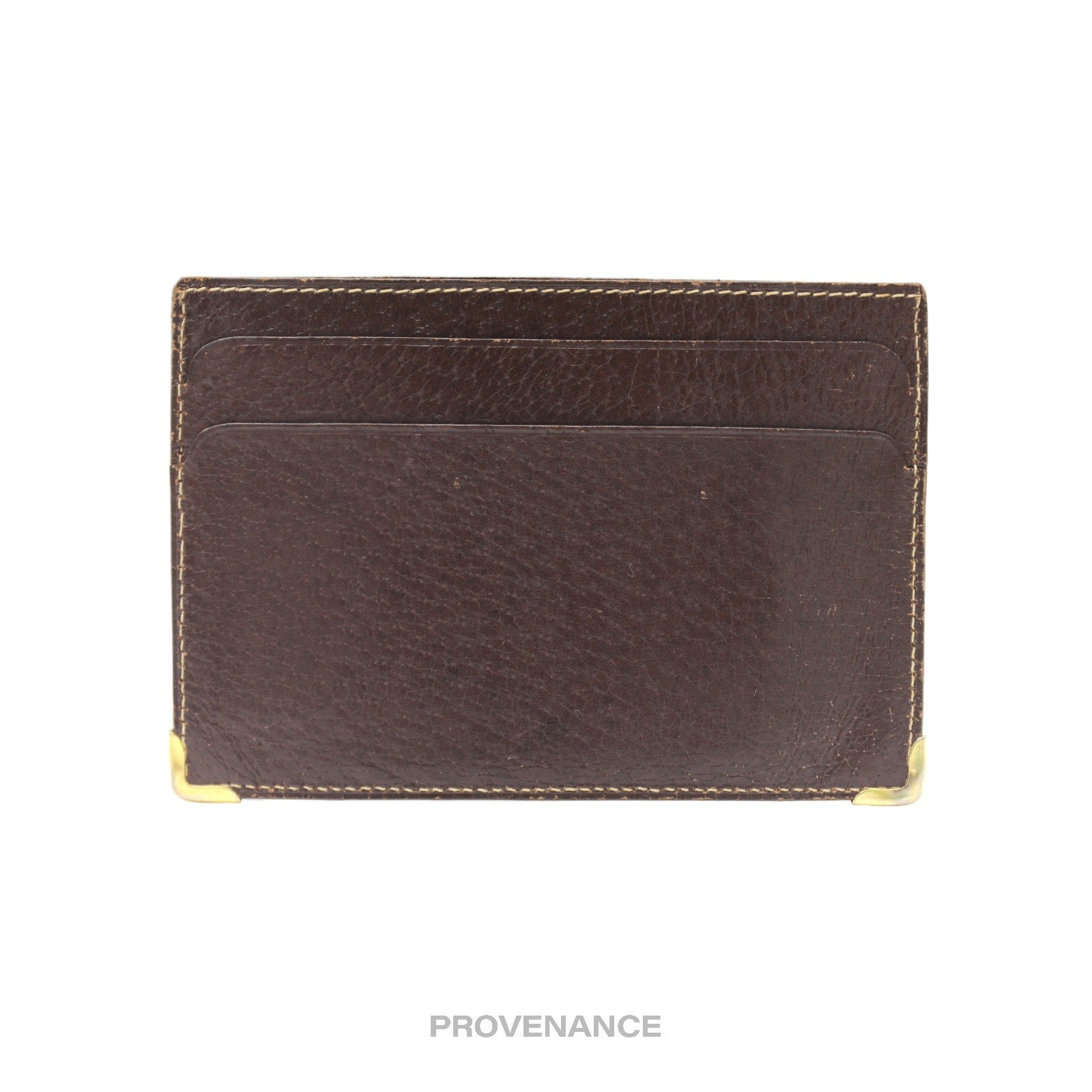 Gucci Cardholder Wallet - Vintage Logo Brown Leather - 2
