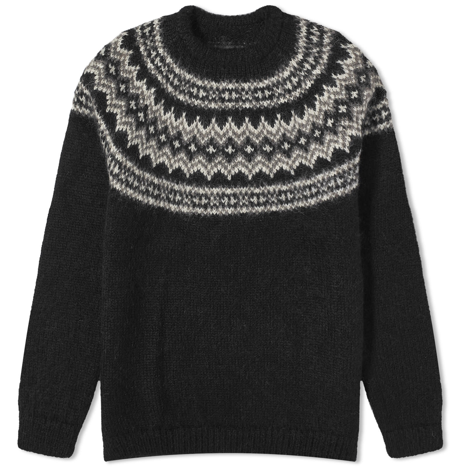 Uniform Experiment Uniform Experiment Mohair Nordic Crew Knit ...