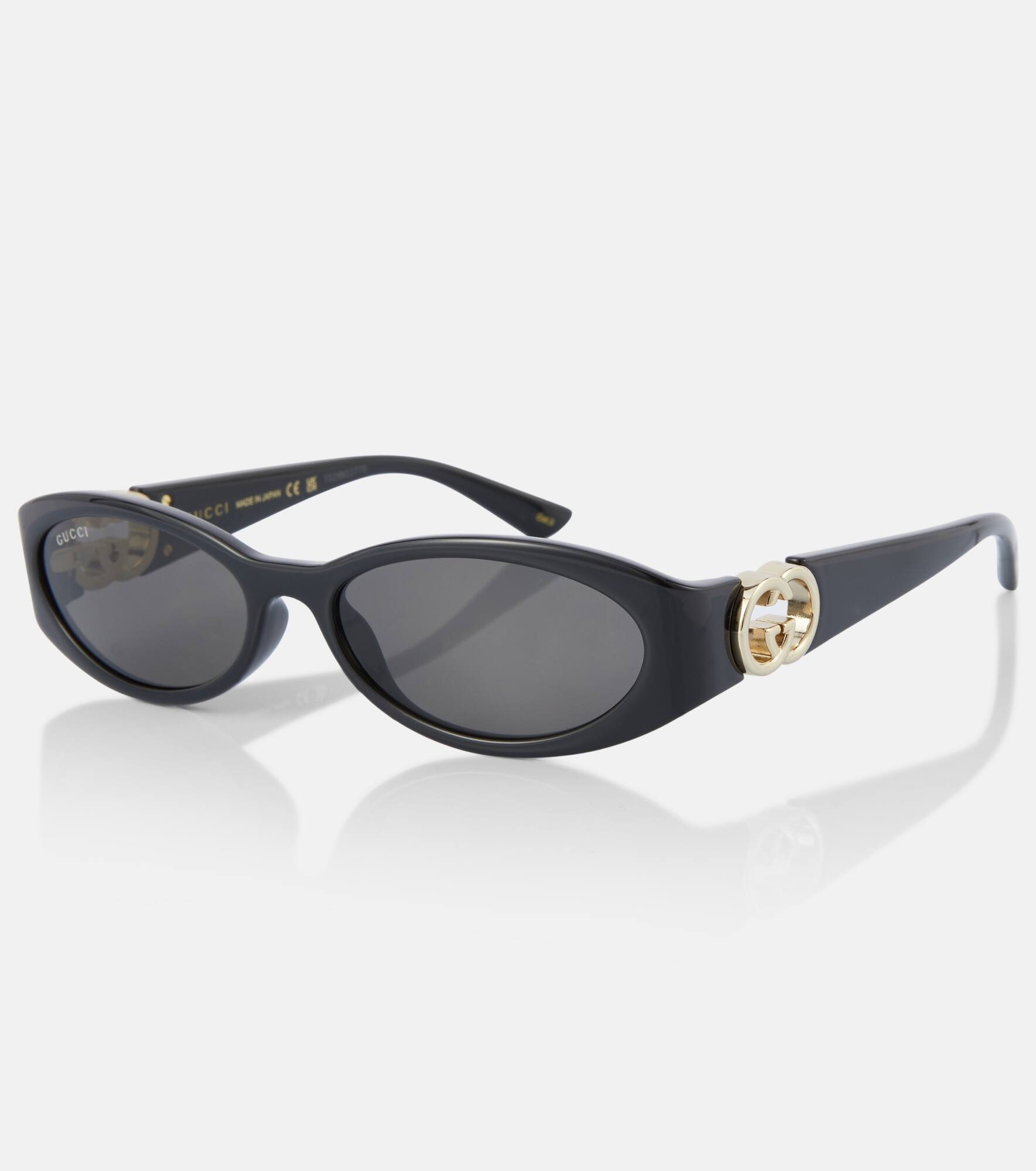 Interlocking G oval sunglasses - 4