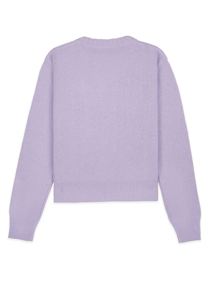 Sporty & Rich embroidered-logo cashmere jumper outlook