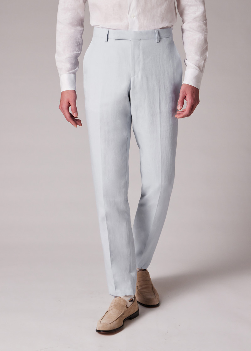 Pale Blue Linen Suit 9