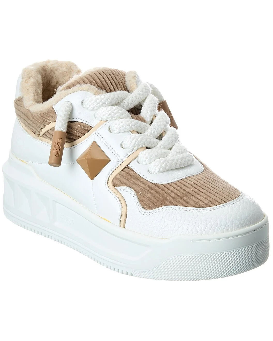 Valentino Leather Platform Sneaker - 1