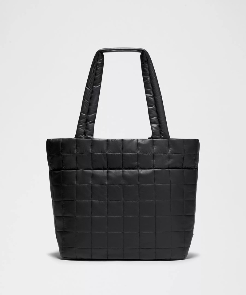 Quilted Grid Tote Bag 12L 3