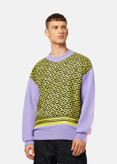 VERSACE La Greca Sweater outlook