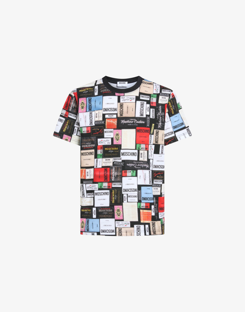 PRINTED COTTON JERSEY T-SHIRT - 1