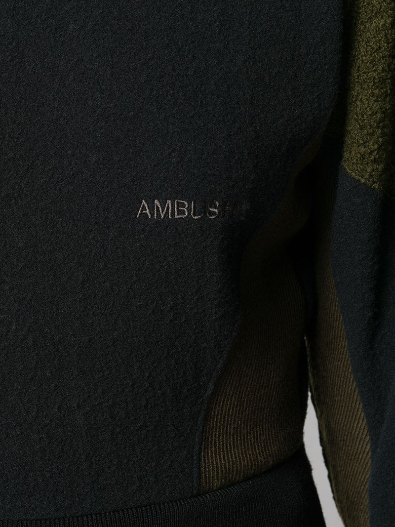 fleece panel sweatshirt 5