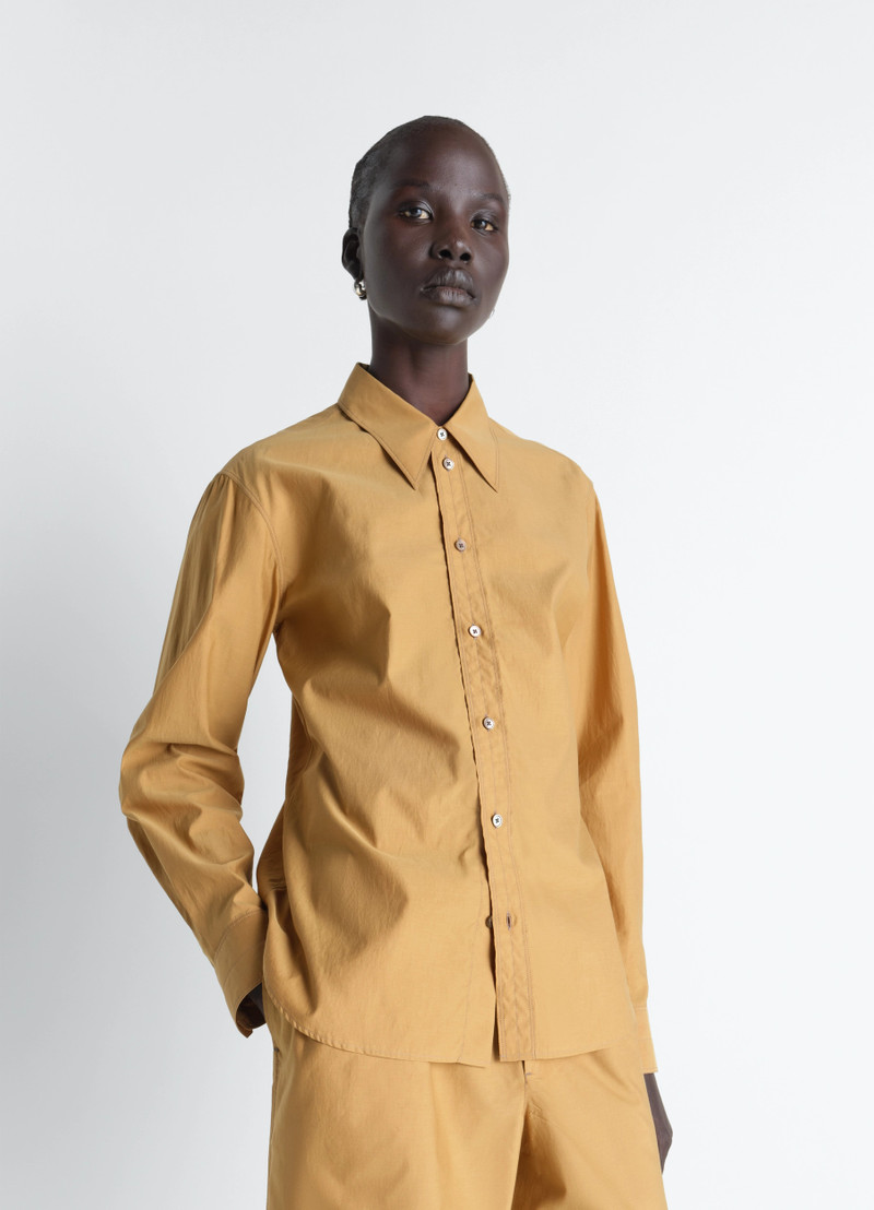 Lemaire POINTED COLLAR SHIRT IN WASHED COTTON SILK outlook