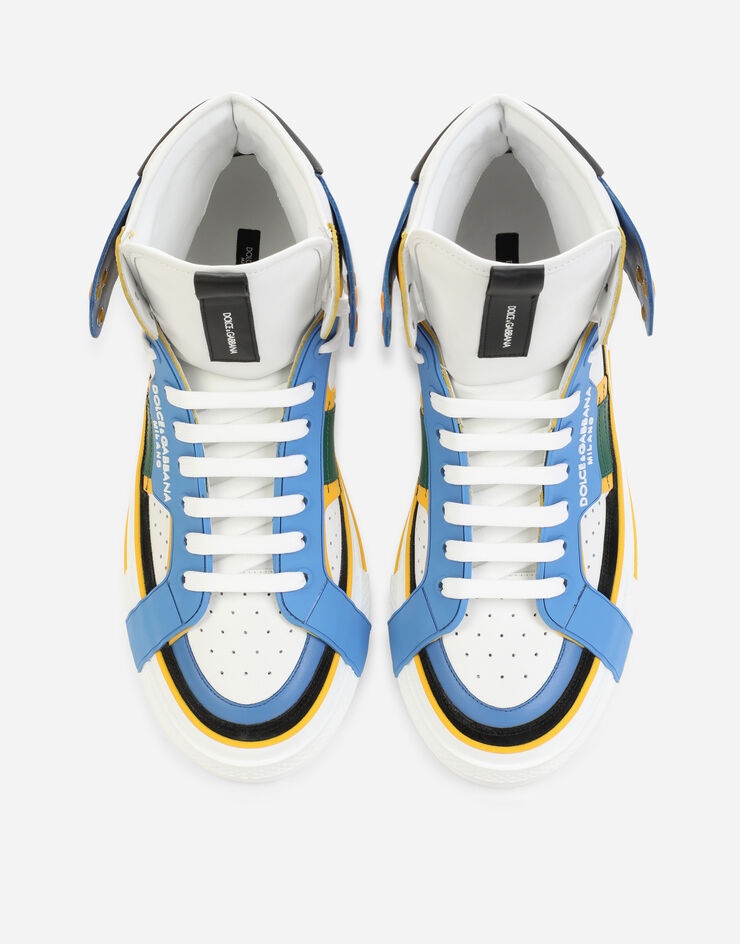 Calfskin Custom 2.Zero high-top sneakers with contrasting details - 4