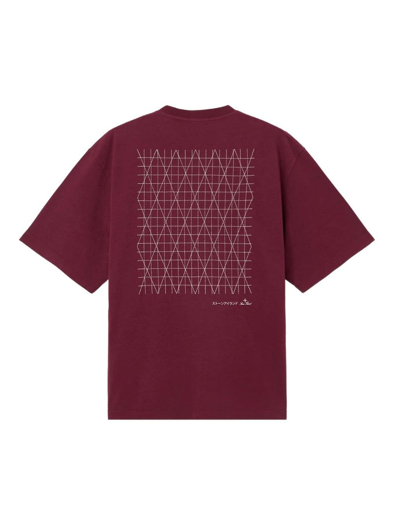 Stone Island embroidered polo shirt outlook