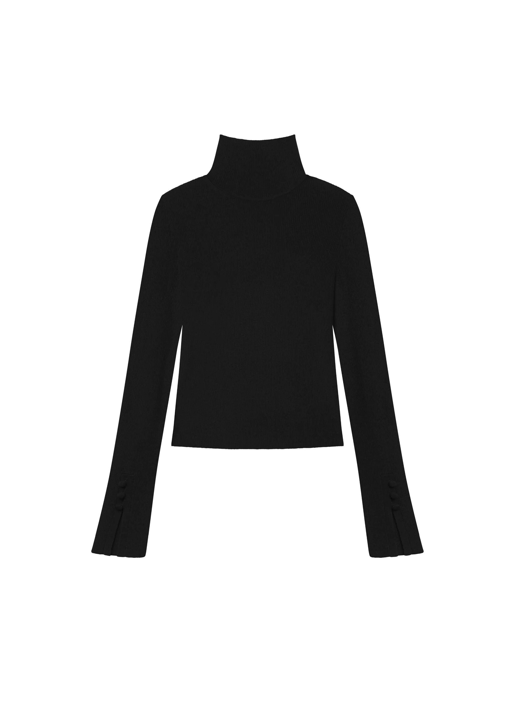Jett Knit Merino Turtleneck Top - 1