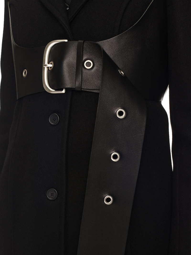Brushed Wo Belt Coat 5