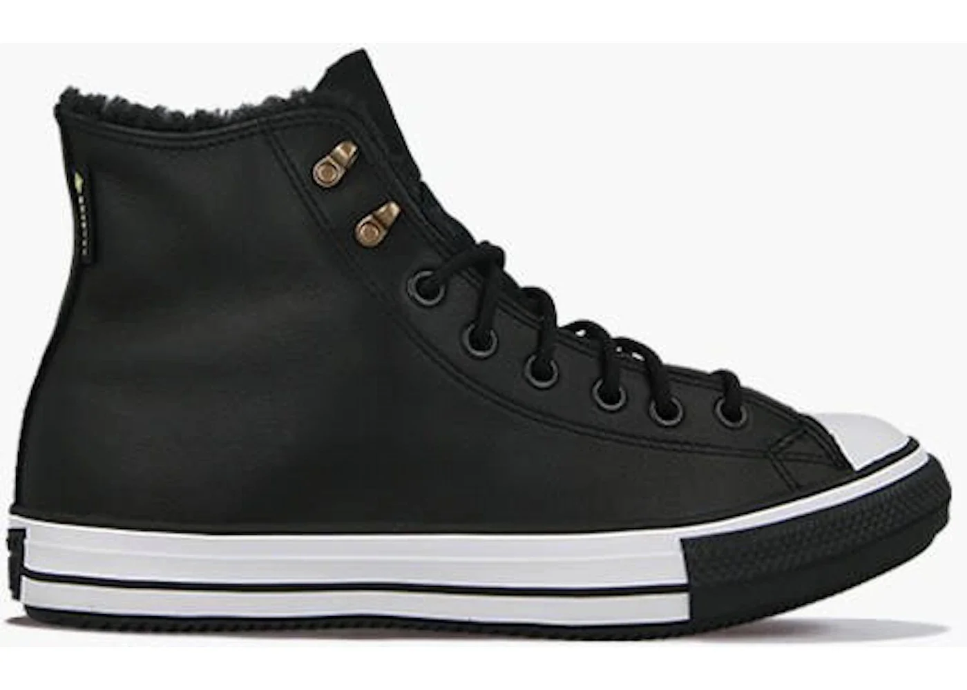 Converse 척 Taylor 모든 스타 Winter Hi Sherpa 가죽 검정 - 1