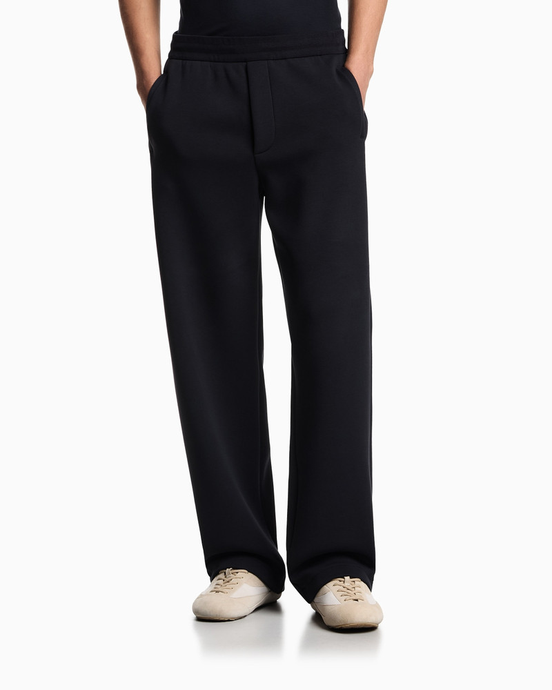 EMPORIO ARMANI ASV LYOCELL-BLEND BONDED-JERSEY JOGGERS outlook