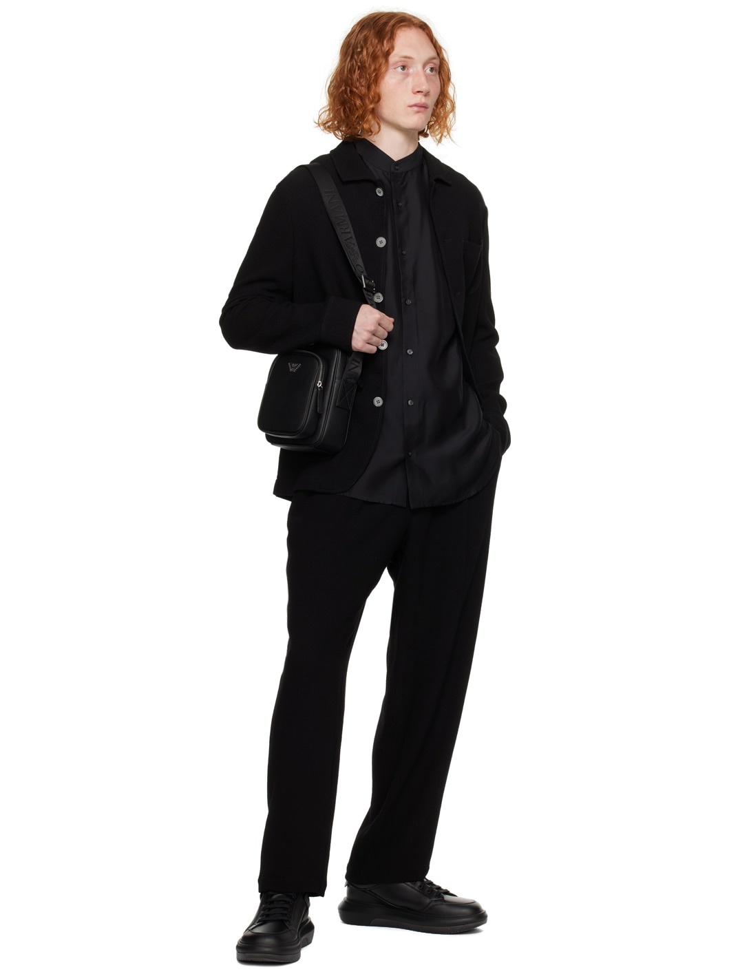 Black Drawstring Trousers - 4